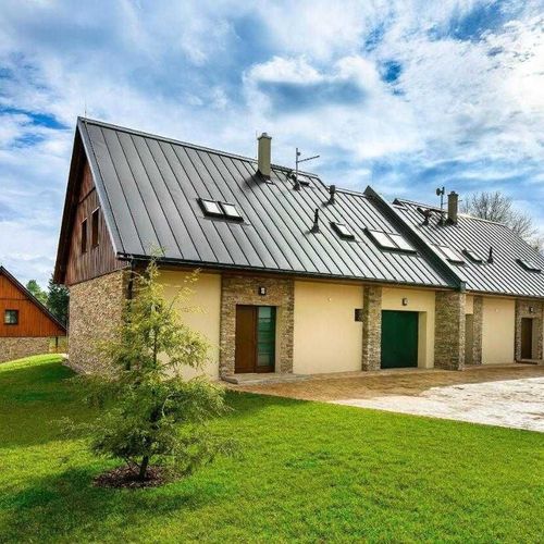 Domek całoroczny 6-osobowy z prysznicem z aneksem kuchennym