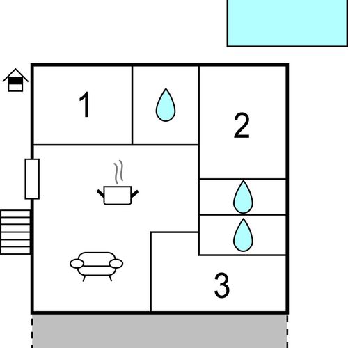 Apartament pentru 6 pers. (se inchirieaza doar integral)