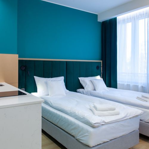 Pokój 2-osobowy typu Twin z aneksem kuchennym