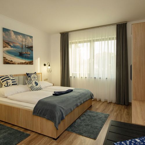Apartament confort cu duș cu 1 camera pentru 2 pers.