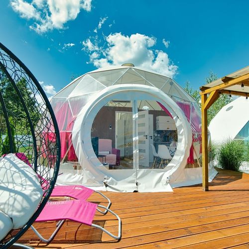 Domek całoroczny 5-osobowy Komfort z panoramą