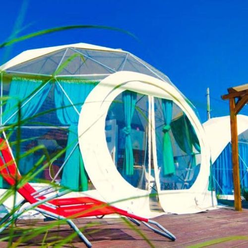 Domek całoroczny 5-osobowy Komfort z panoramą