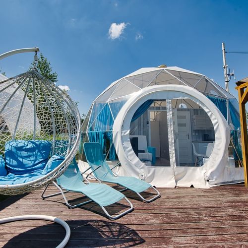 Domek całoroczny 5-osobowy Komfort z panoramą