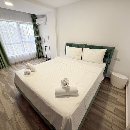 Apartament premium cu vedere spre mare cu 2 camere pentru 3 pers.