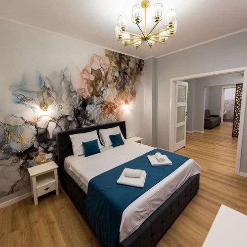 Apartament 4-osobowy z widokiem na ogród z 1 pomieszczeniem sypialnianym