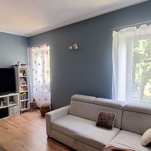 Apartament 4-osobowy na piętrze z widokiem na las z 2 pomieszczeniami sypialnianymi (możliwa dostawka)