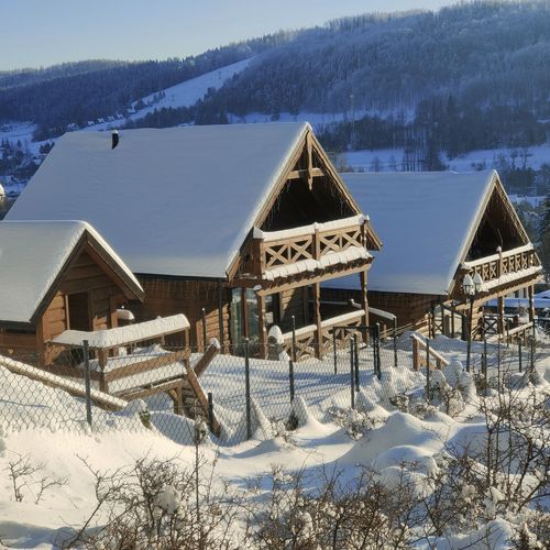 Domek całoroczny 8-osobowy Tourist z widokiem na góry