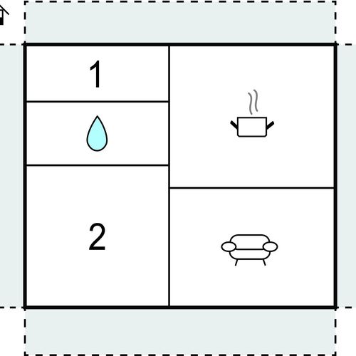 Domek letniskowy 3-osobowy 