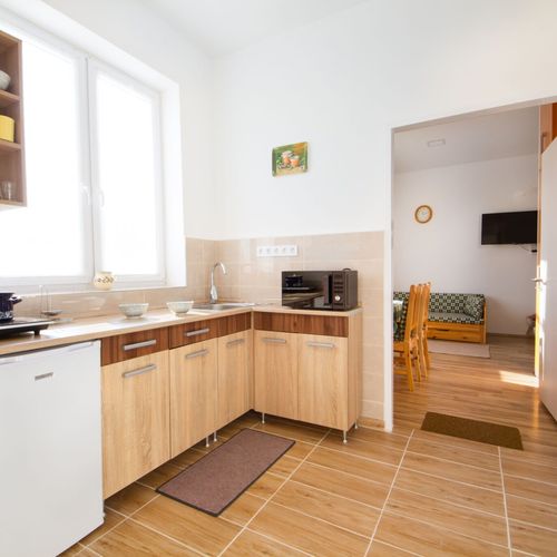 Apartament 4-osobowy z 1 pomieszczeniem sypialnianym (możliwa dostawka)
