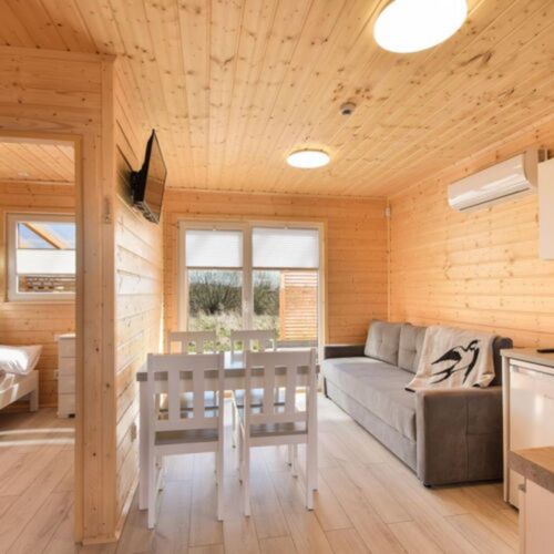 Domek drewniany 6-osobowy cały dom z klimatyzacją