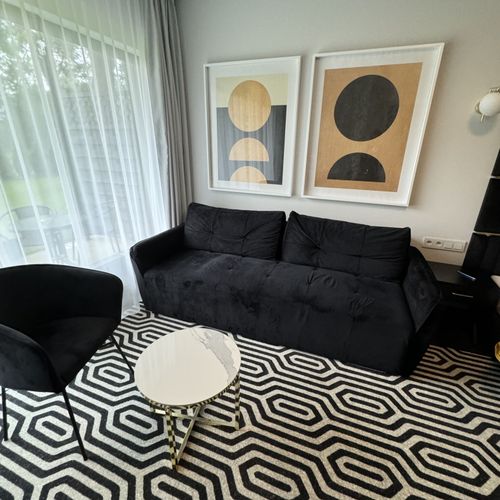 Apartament 4-osobowy na parterze Lux z 1 pomieszczeniem sypialnianym