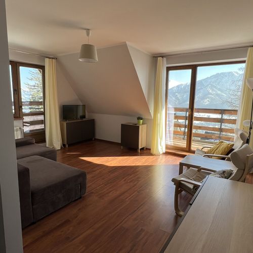 Apartament 6-osobowy Business z widokiem na góry z 2 pomieszczeniami sypialnianymi