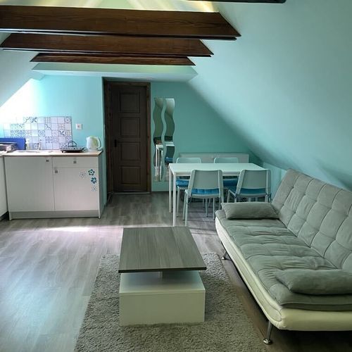 Apartament studio grand cu 1 camera pentru 4 pers.