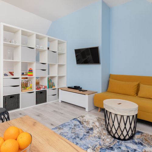 Apartament întreaga unitate cu duș cu 1 camera pentru 5 pers.