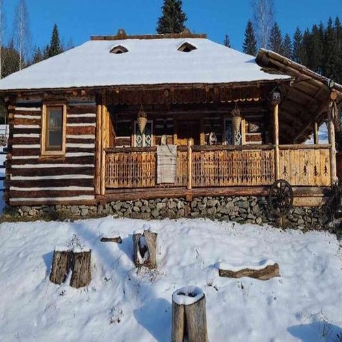 Casa rustică întreaga unitate cu vedere spre pădure pentru 4 pers. (se inchirieaza doar integral)
