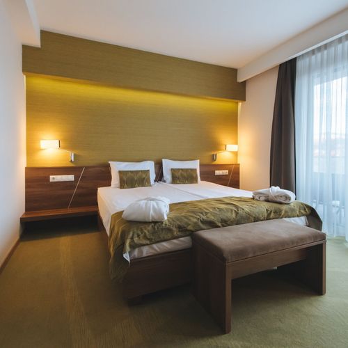 Camera dubla premium cu vedere spre grădină