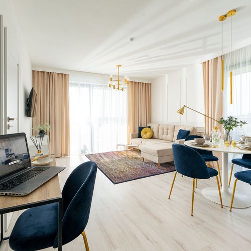 Apartament 4-osobowy na piętrze z aneksem kuchennym z 2 pomieszczeniami sypialnianymi