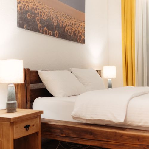 Apartman s manželskou postelí s 1 ložnicí (s možností přistýlky)