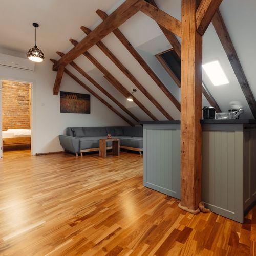 Apartman s manželskou postelí s 1 ložnicí (s možností přistýlky)
