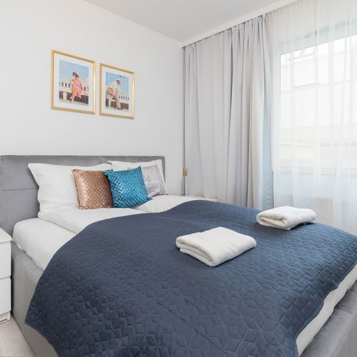 Apartament 6-osobowy z prysznicem cały dom z 3 pomieszczeniami sypialnianymi