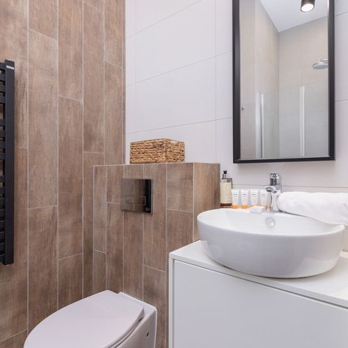 Apartman se sprchou pro 2 os. s 1 ložnicí celý Dům