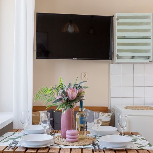 Apartament întreaga unitate cu cadă cu 1 camera pentru 4 pers.