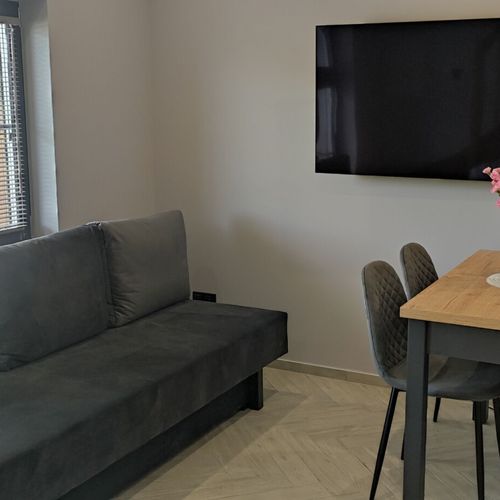 Apartament 4-osobowy Family z tarasem z 2 pomieszczeniami sypialnianymi