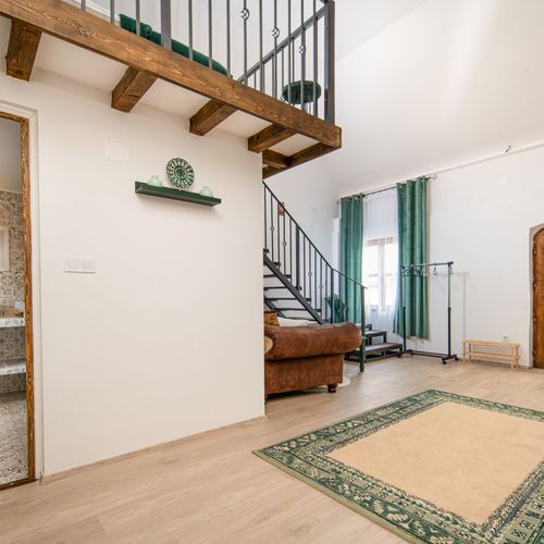 Romantik Apartman s klimatizací s manželskou postelí s 1 ložnicí
