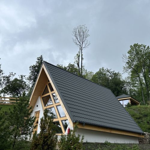 Cabană vip cu vedere spre munte pentru 4 pers. (se inchirieaza doar integral)