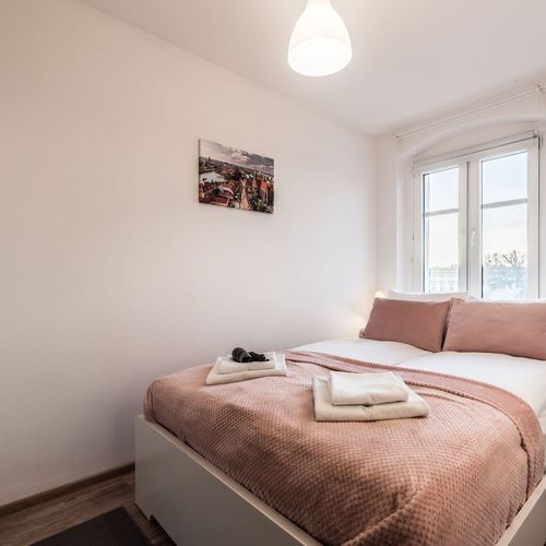 Apartament 6-osobowy z prysznicem cały dom z 3 pomieszczeniami sypialnianymi