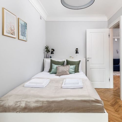 Apartament 6-osobowy z prysznicem cały dom z 3 pomieszczeniami sypialnianymi
