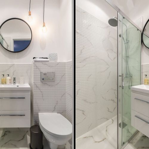 Apartament 4-osobowy z prysznicem cały dom z 2 pomieszczeniami sypialnianymi