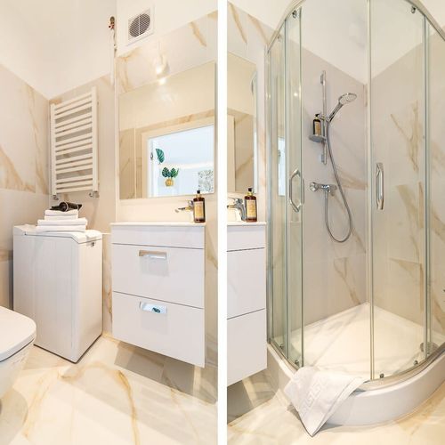 Apartament 2-osobowy z prysznicem cały dom z 1 pomieszczeniem sypialnianym