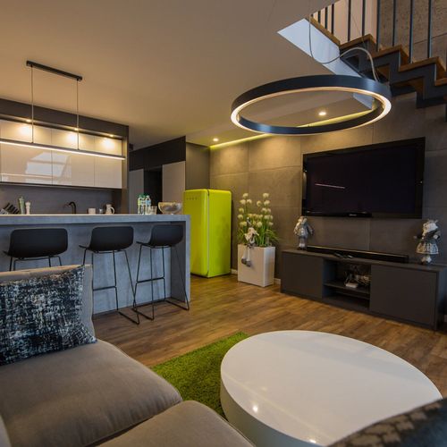 Apartman se sprchou pro 4 os. se 2 ložnicemi celý Dům