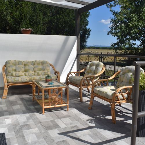 Apartament 4-osobowy na parterze Komfort z 2 pomieszczeniami sypialnianymi (możliwa dostawka)