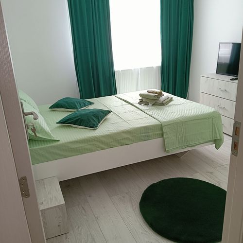 Apartament cu balcon cu aer condiționat cu 2 camere pentru 3 pers.