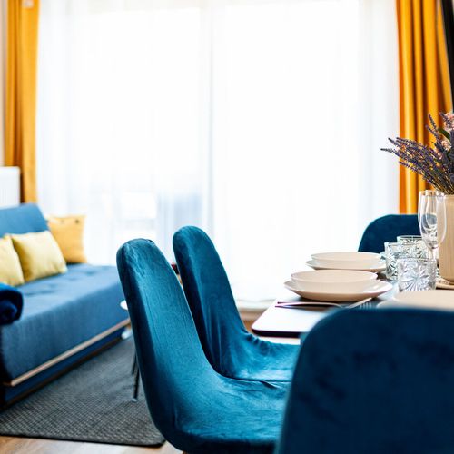 Apartament 4-osobowy z balkonem z prysznicem z 2 pomieszczeniami sypialnianymi