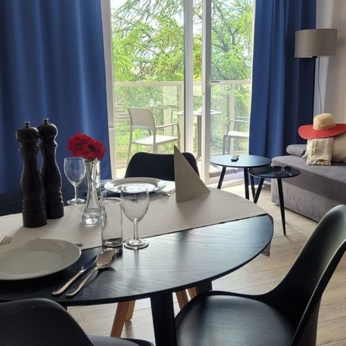 Apartament 2-osobowy Deluxe z klimatyzacją z 1 pomieszczeniem sypialnianym