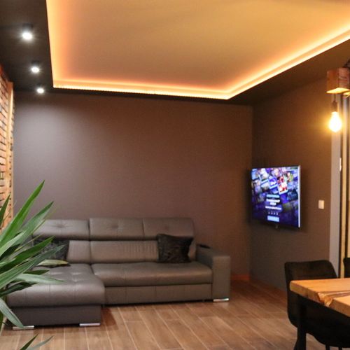 Apartament 4-osobowy na piętrze z widokiem na dziedziniec z 2 pomieszczeniami sypialnianymi