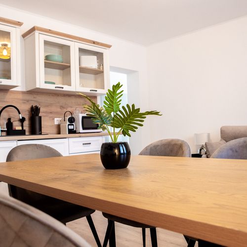 Apartament family la parter cu 2 camere pentru 4 pers.