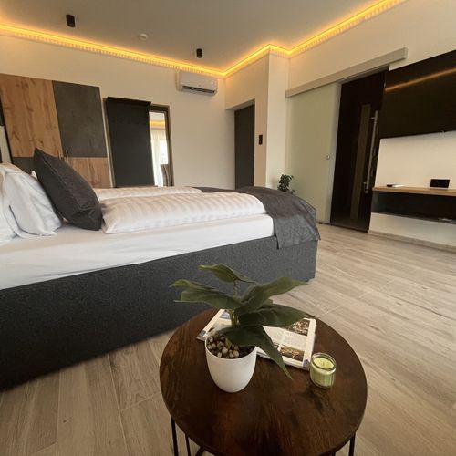 Apartament 4-osobowy Premia Przyjazny podróżom rodzinnym z 1 pomieszczeniem sypialnianym