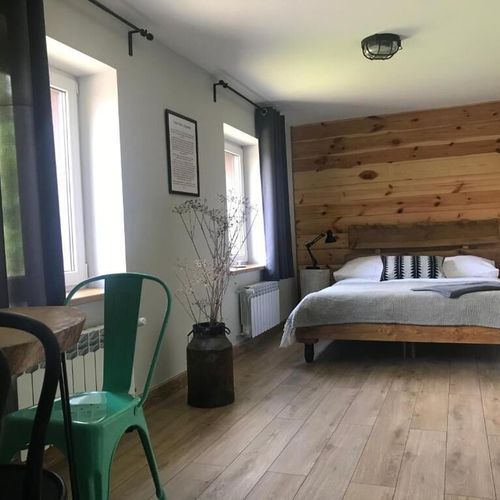 Camera dubla cu vedere spre grădină