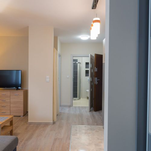 Apartman se sprchou pro 4 os. s 1 ložnicí s výhledem na hory