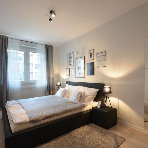 Apartament 4-osobowy na piętrze z dostępem do ogrodu z 2 pomieszczeniami sypialnianymi