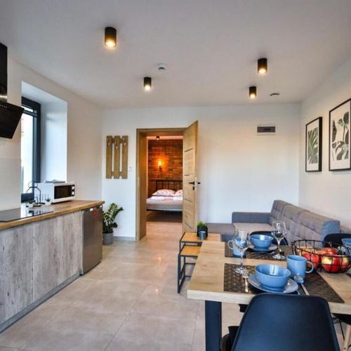 Apartament 4-osobowy z tarasem z 2 pomieszczeniami sypialnianymi