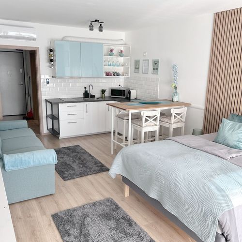 Studio  Apartman (jako celek) s manželskou postelí (s možností přistýlky)