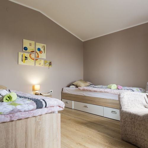 Casă de vacanță standard cu vedere spre grădină pentru 6 pers. (se inchirieaza doar integral)