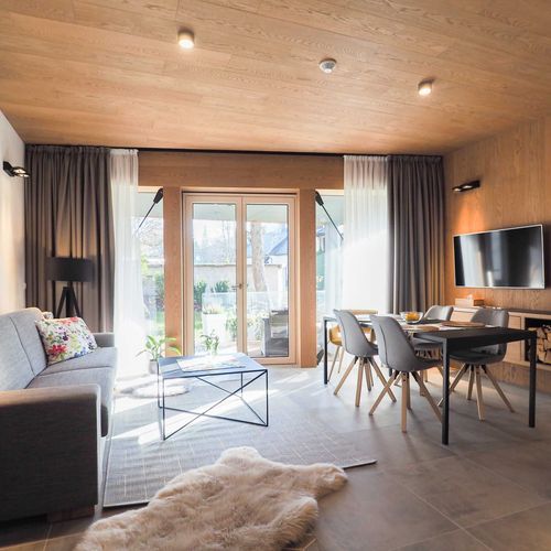 Apartman s manželskou postelí s 1 ložnicí (s možností přistýlky)