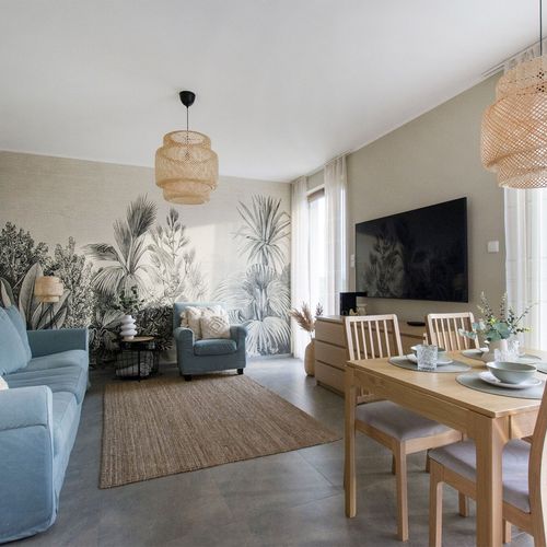 Apartament 4-osobowy na parterze Standard z 2 pomieszczeniami sypialnianymi