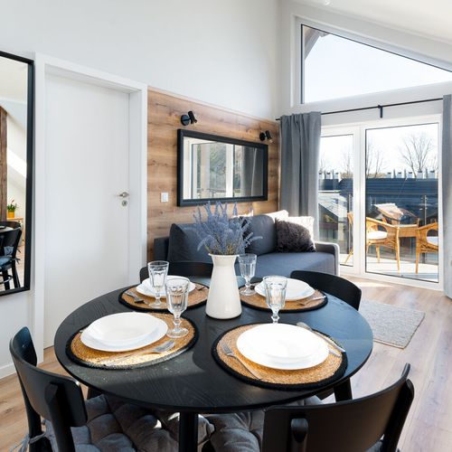 Apartament 5-osobowy z balkonem z prysznicem z 2 pomieszczeniami sypialnianymi
